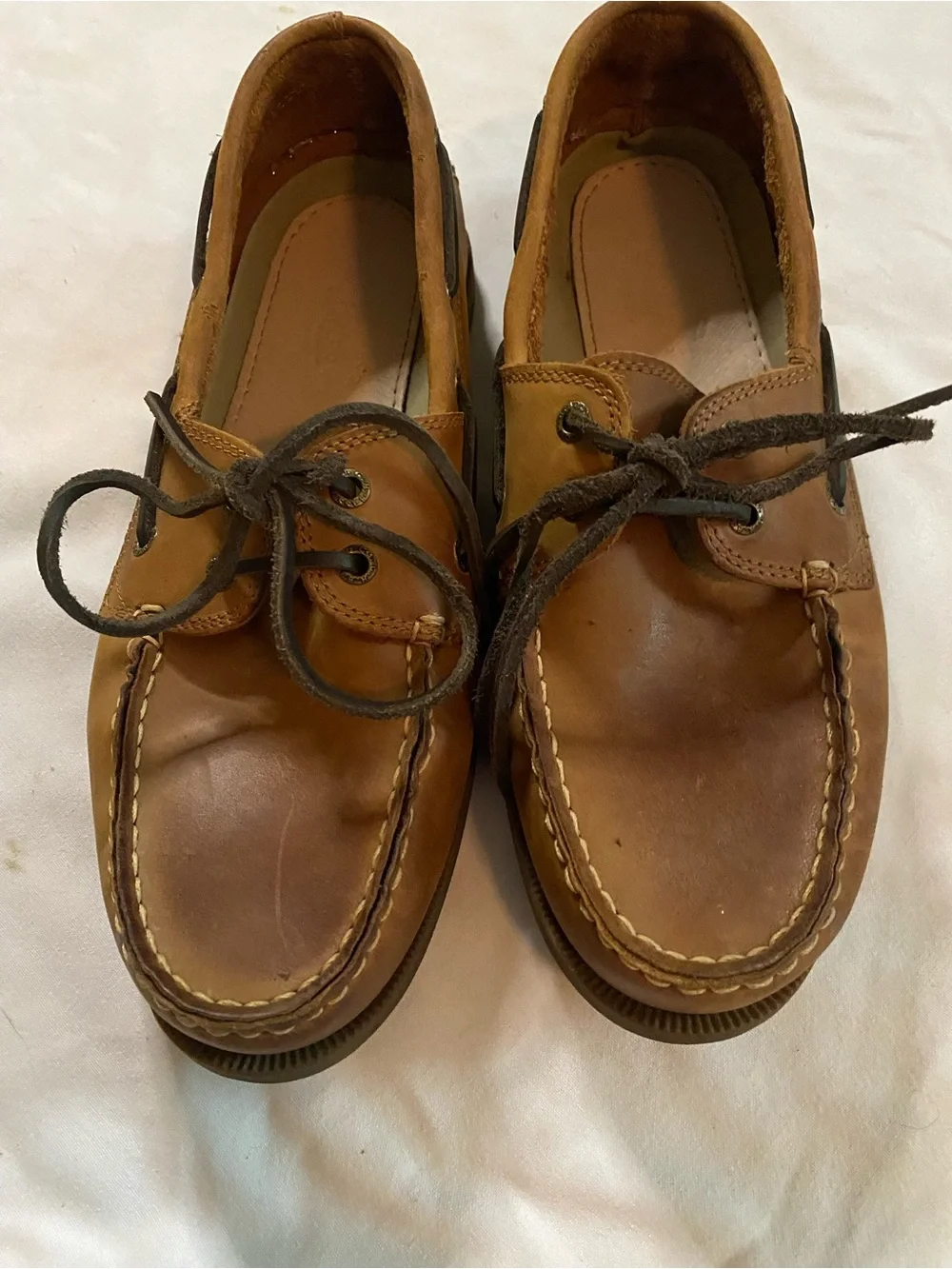 G.H. Bass Hampton Core 2 Leather Boat Shoes - Men's 9.5 W Wide